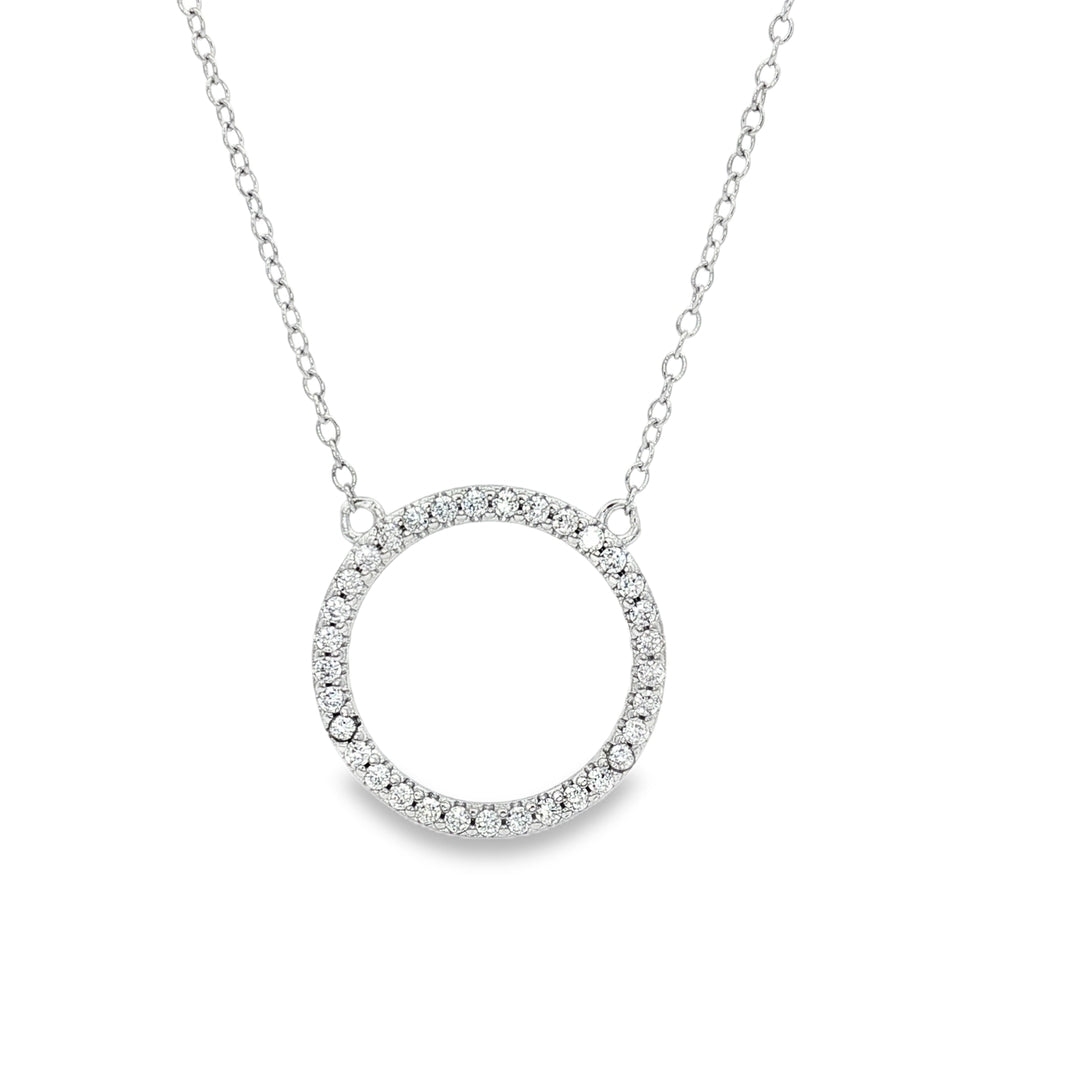 Eternity Necklace in Silver - A Stunning Staple for Any Wardrobe
