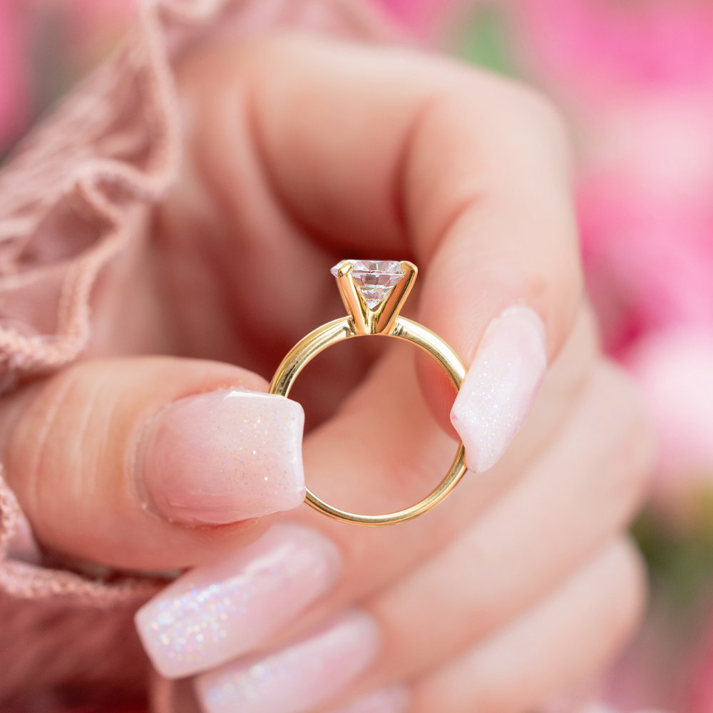 Ava Engagement Ring in Gold - Simply Stunning!