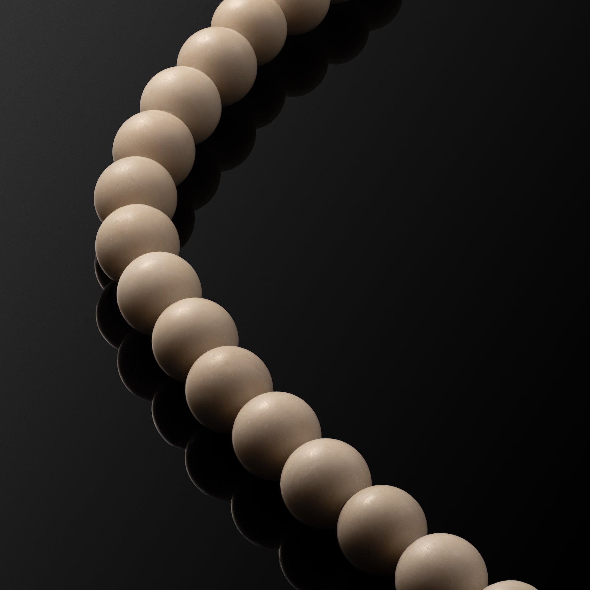 Spiritual Bead Set 8mm - Black Onyx & Riverstone