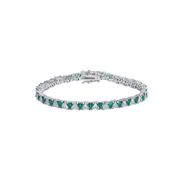 Big Bang Tennis Bracelet – Green Starburst