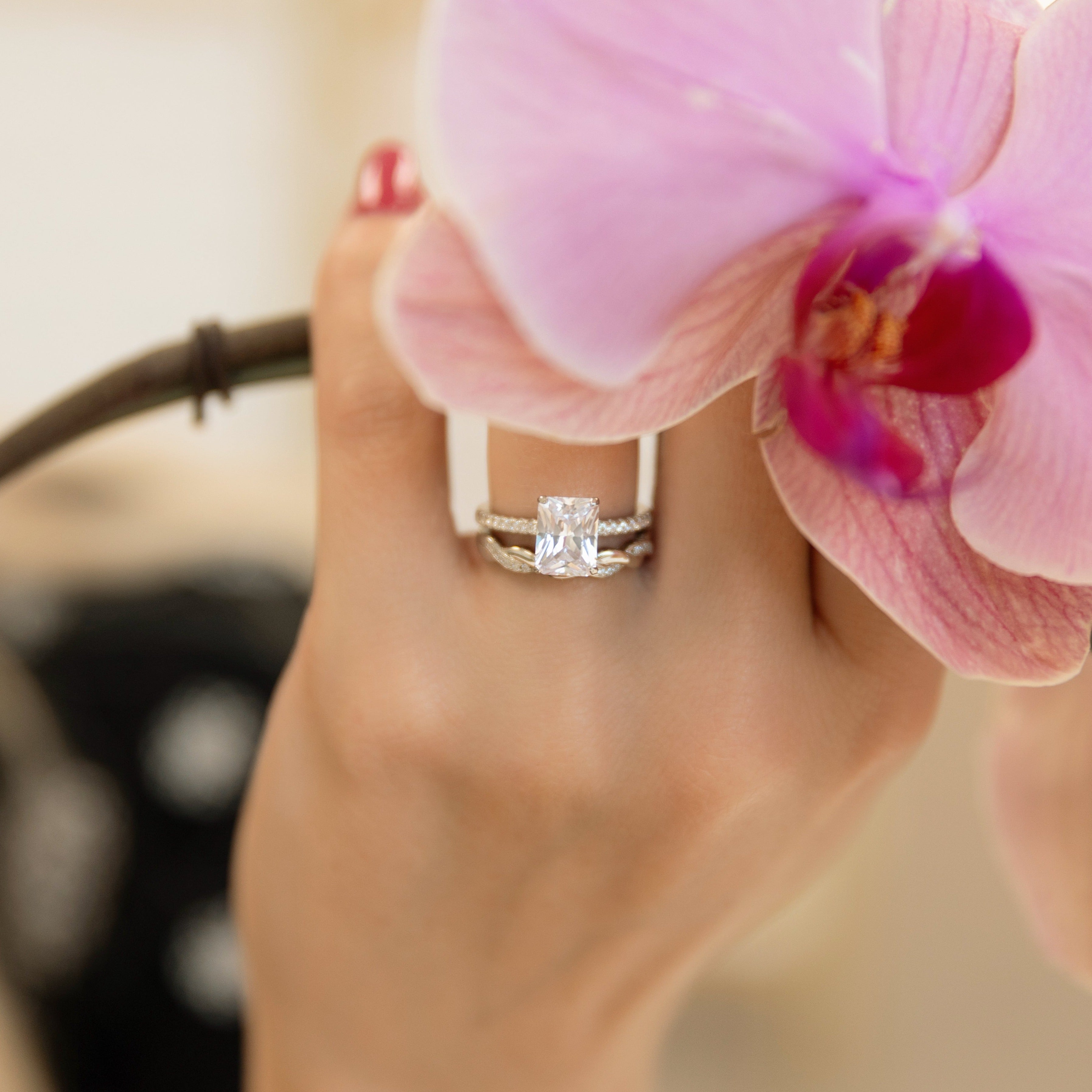 Hazel Engagement Ring in Silver - Catch Everyone's Eye