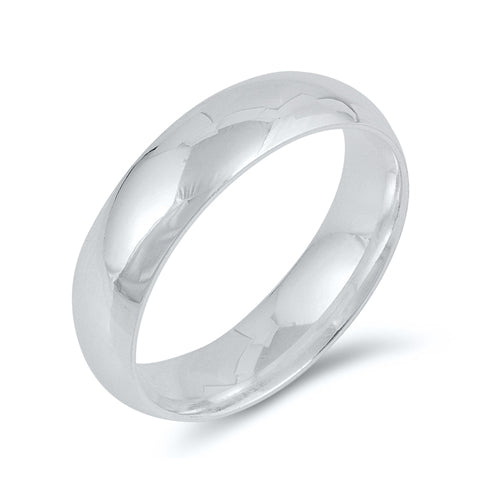 This simple and elegant band can be used as a wedding band or stacked with your favorite Starlette rings.

Measures 5 mm in width
Sterling silver
Also available in 7 mm and 9 mm band
Available in sizes 4 - 15 (may require special order)