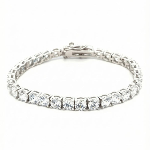 Orbital Tennis Bracelet in Silver (5mm)