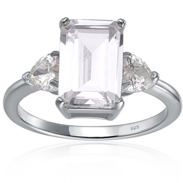 Loretta Engagement Ring in Silver - A Total Stunner!
