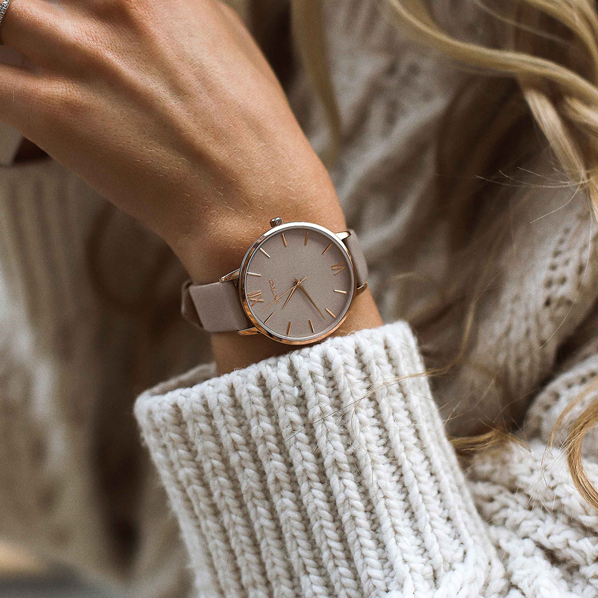 Eros Petite -  Rose Gold/Taupe