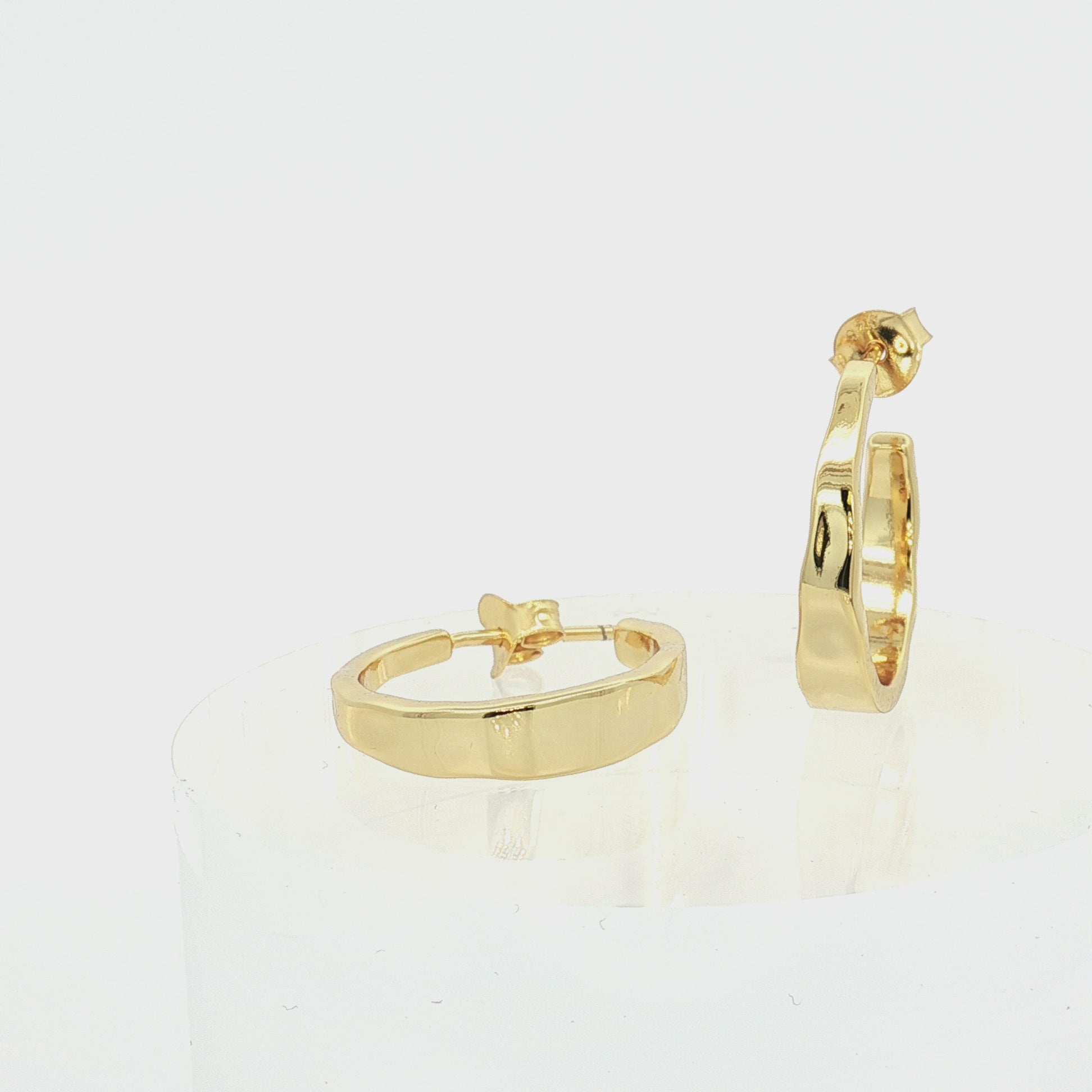 Gold Hoop Earrings | Starlette Mimas Earrings