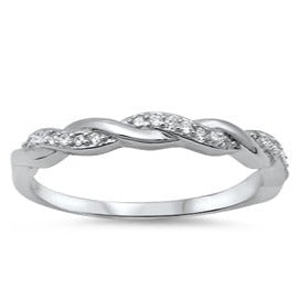 Stones are 100% simulated diamond material (AAA CZ)
Delicate setting is made of certified 925 sterling silver, plated in Rhodium
Available in gold and in sizes 3 through 13